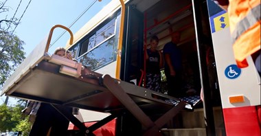 Odessa montuje w wysokopodłogowych tramwajach podnośniki