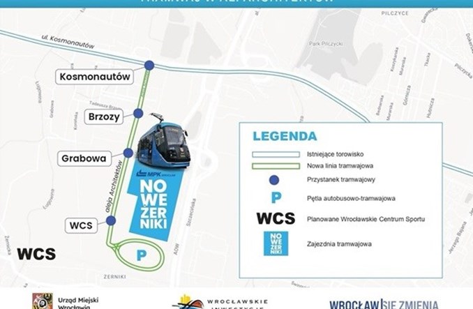 Wrocław zleci projekt tramwaju w Al. Architektów