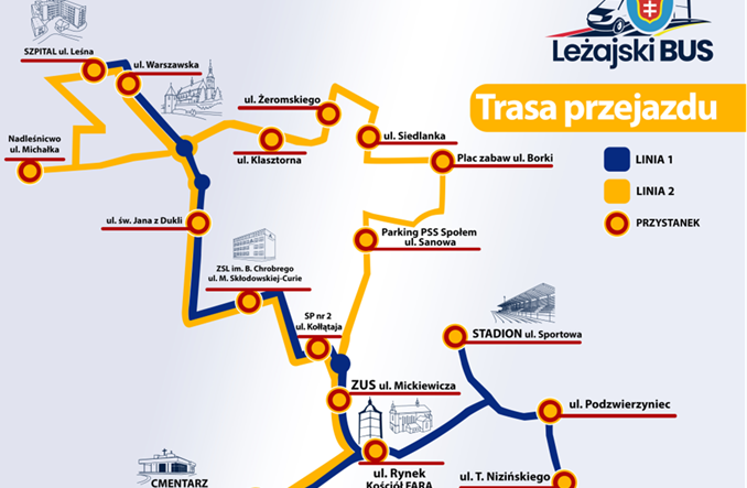 Leżajsk uruchamia bezpłatny Leżajski Bus – pilotaż potrwa do końca 2025 roku