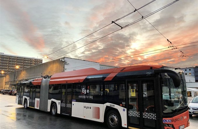 Bergen pożegna trolejbusy