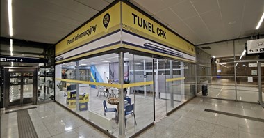 Infopunkt tunelu KDP. PORR nowym najemcą na dworcu Łódź Fabryczna  Infopunkt tunelu KDP. PORR nowym najemcą na dworcu Łódź Fabryczna