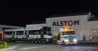 Alstom dostarczył pierwszy tramwaj klasy G do Melbourne Alstom dostarczył pierwszy tramwaj klasy G do Melbourne