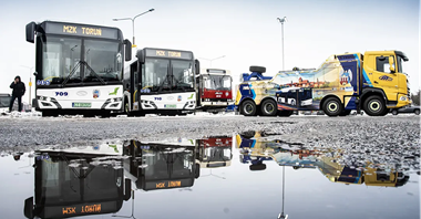 Nowe "elektryki" w taborze MZK Toruń
