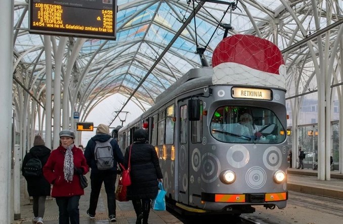 Łódź. Mikołajkowy tramwaj znów na ulicach, pojedzie po trasie W-Z