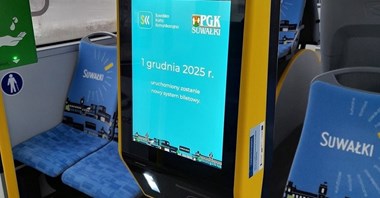 Nowe udogodnienia dla pasażerów komunikacji miejskiej w Suwałkach 
