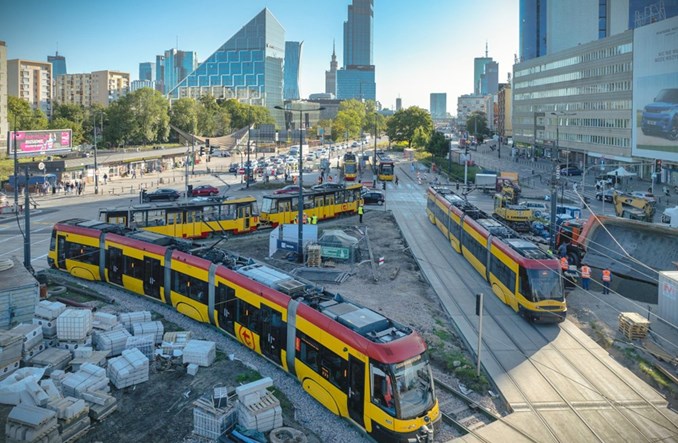 Warszawa. Intensywny rok na torach tramwajowych