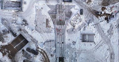 Poznań: Wielkie płyty na budowie nowej trasy tramwajowej