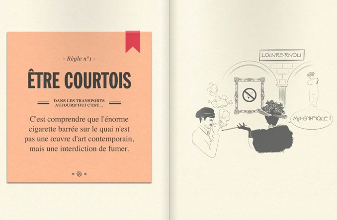 Paryski ZTM wydał poradnik savoir–vivre’u w metrze