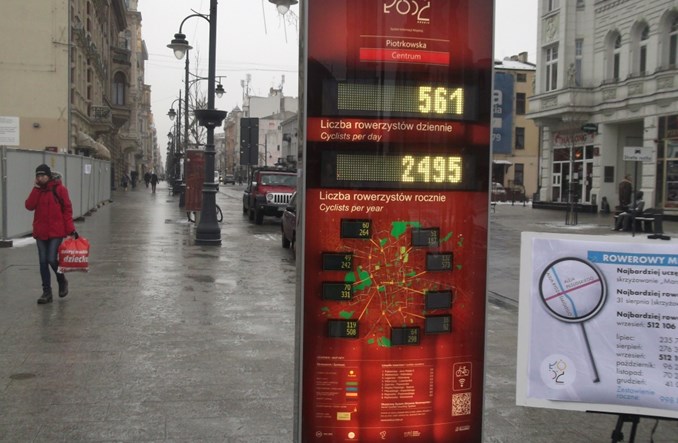 Łódź: Blisko milion przejazdów rowerami przez pół roku