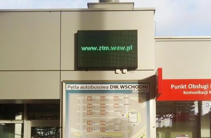Warszawa: Węzeł z elektroniczną informacją, ale nie o odjazdach