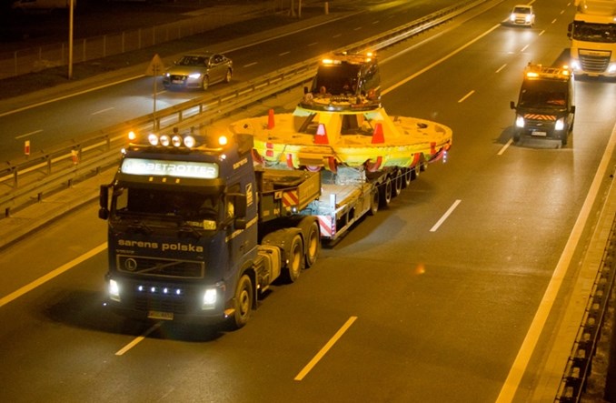 Metro na Targówek: Głowica skrawająca tarczy już na placu budowy