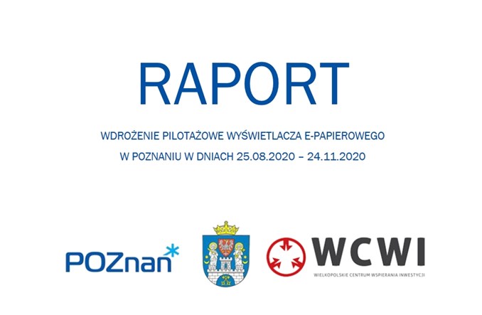 Trapeze Poland: Raport z pilotażowego wdrożenia wyświetlacza SmartInfo E-papier w Poznaniu