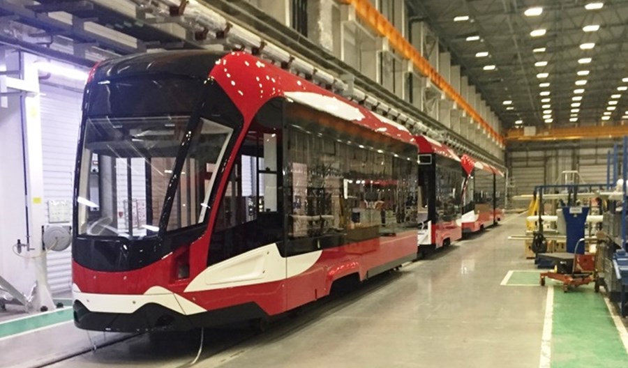 Powstają nowe tramwaje dla Sankt Petersburga Powstają nowe tramwaje dla Sankt Petersburga