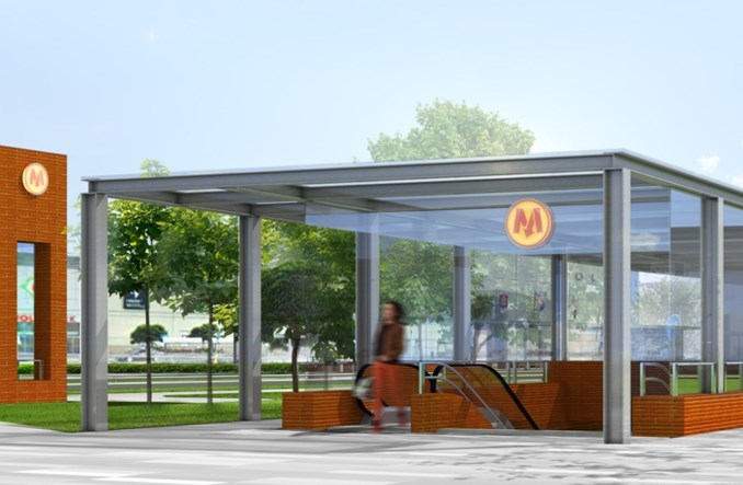 Metro na Bemowo z umową na projekt (wizualizacje)