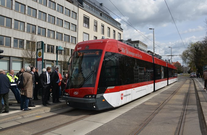 Dwa pierwsze Tramino wożą pasażerów w Brunszwiku
