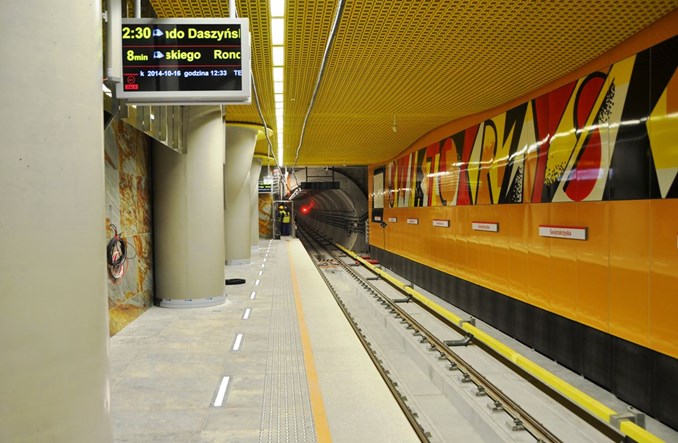 Druga linia metra ruszy 14 grudnia