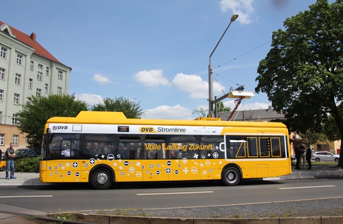 Elektryczny Solaris Urbino 12 wyjechał na linię w Dreźnie