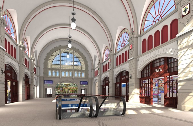 Dworzec Główny w Gdańsku w przebudowie