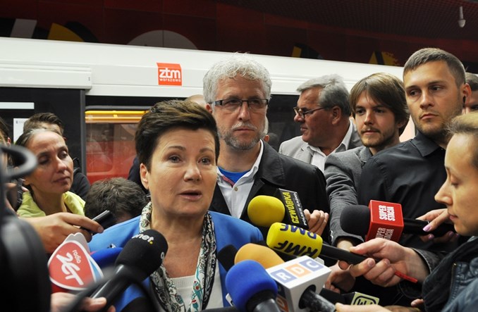 Gronkiewicz-Waltz: Nie zatrzymujemy się z metrem. Przetarg w tym roku?