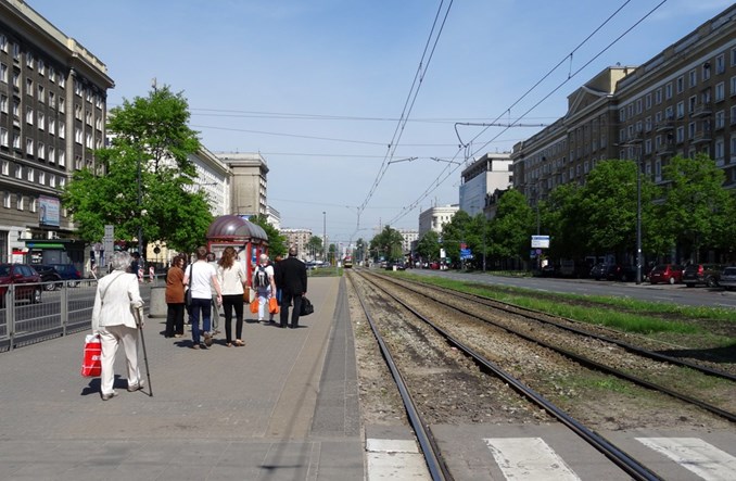 Tramwaje Warszawskie przebudują odcinek trasy na al. Jana Pawła II