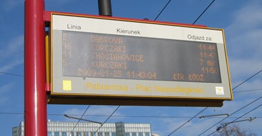 Łódź rozbudowuje system informacji pasażerskiej o Trasę W-Z