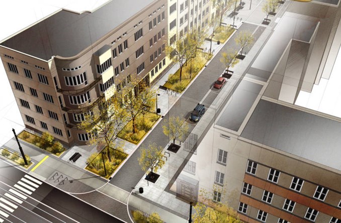 Łódź woonerfami stoi. Kolejny na Lindleya