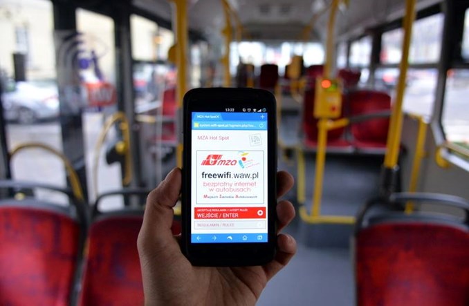 Warszawskie autobusy z darmowym internetem