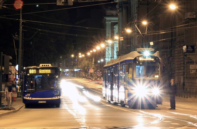 Nocna komunikacja w Krakowie