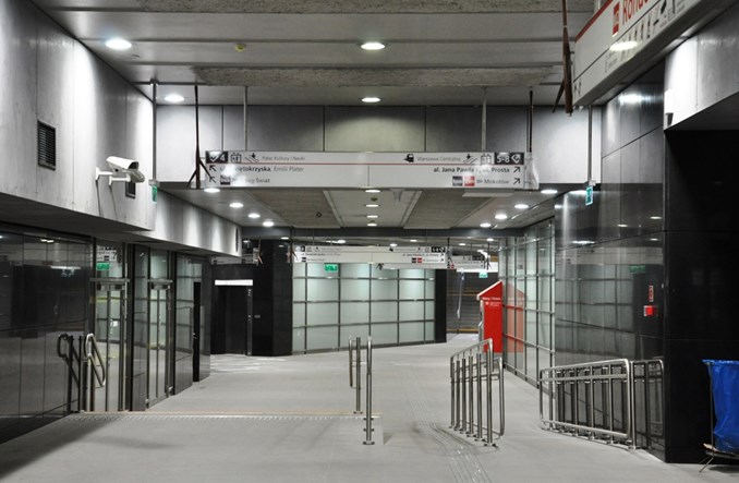 II linia metra jeszcze bez handlu
