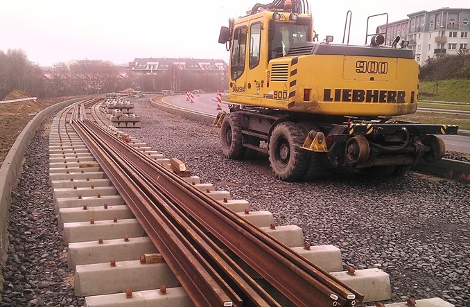 W Olsztynie są już pierwsze szyny!