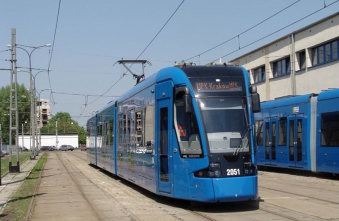 Kraków: Jeżdżą już wszystkie 24 tramwaje Bombardiera 
