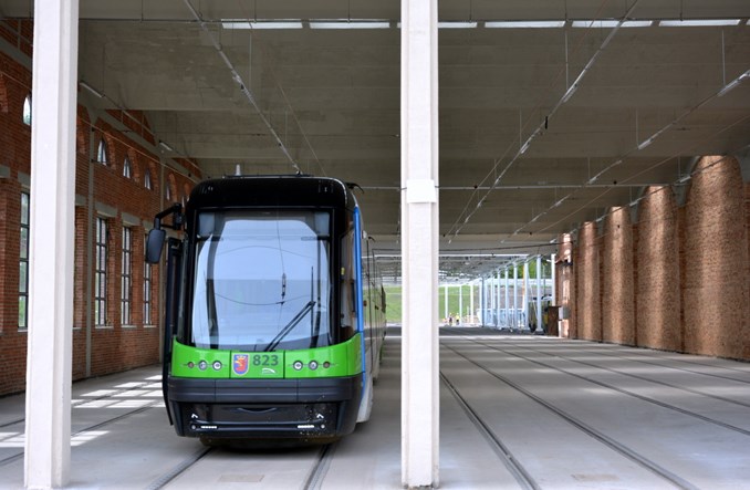 Szczecińskie tramwaje z nową halą