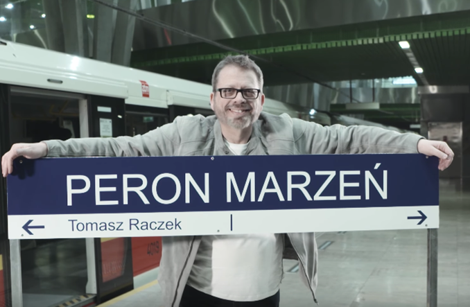 Metro: Nieużywany peron na Stadionie jako studio filmowe. Program Raczka