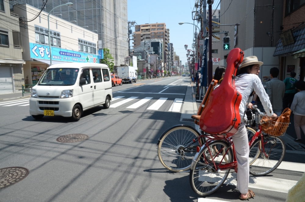Tokio i rower z zacięciem muzycznym
