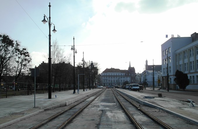 Toruń:  Budowa linii tramwajowej na Bielany nabrała tempa