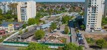 Metro:  Przygotowania do budowy ścian szczelinowych na Trockiej