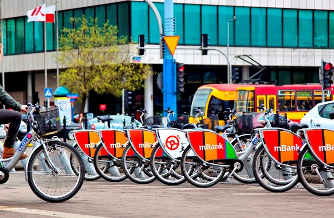 Warszawa: Ruch rowerowy wzrósł o 40% w ciągu dwóch lat