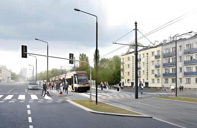 Tramwaj na Kasprzaka czeka na metro