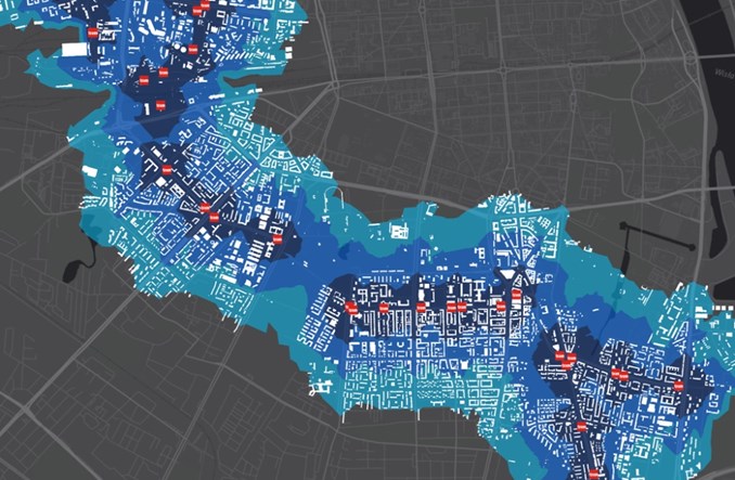Tramwaj z Woli do Wilanowa znacząco zwiększy dostęp do szyny (mapa)