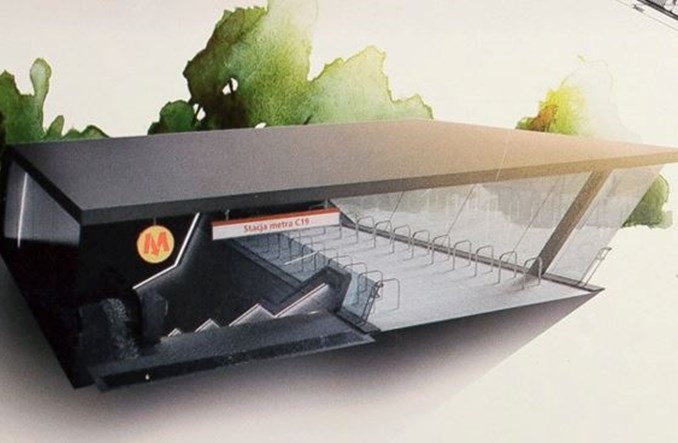 Stacja metra na Zaciszu zintegrowana z rowerami. Pierwsza w Warszawie