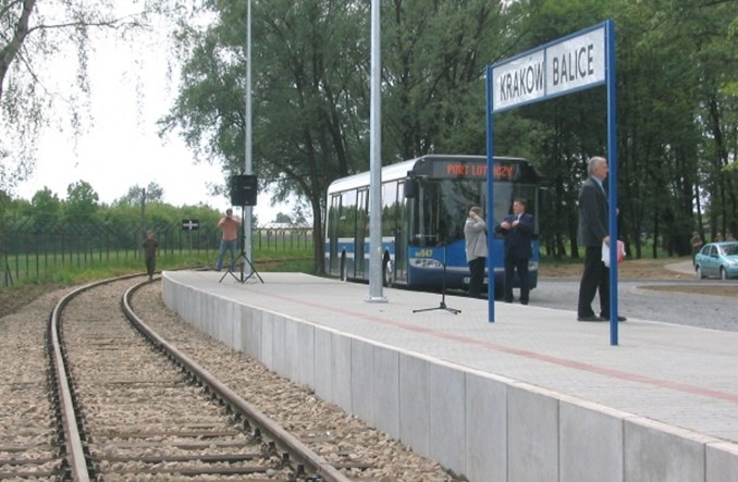 Rusza budowa przystanku kolejowego przy krakowskim lotnisku