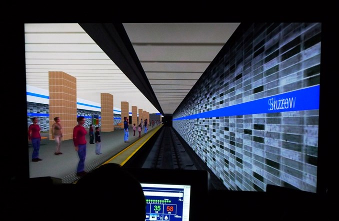 Maszyniści szkolą się na symulatorze Inspiro. Wiceprezydent też