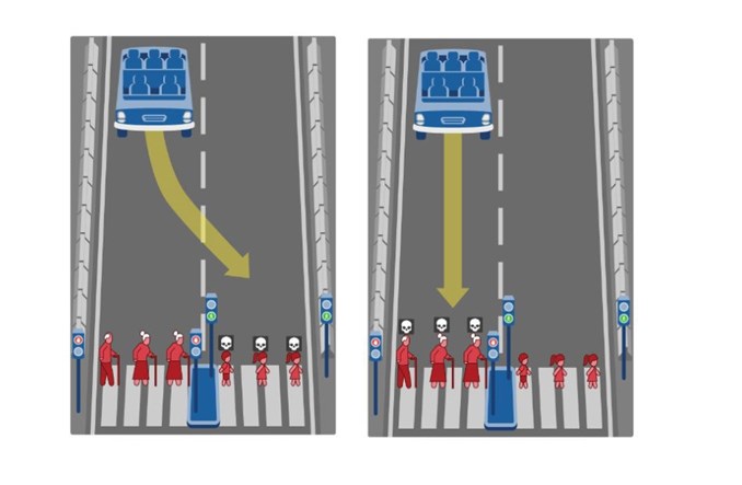 Pieszy czy kierowca? Kogo zabije autonomiczne auto?