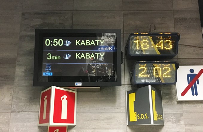 Metro rozbuduje informację pasażerską od Kabat do Wilanowskiej