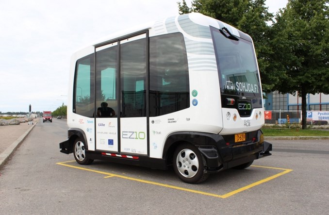 Helsinki. Autobus bez kierowcy rusza na publiczne drogi