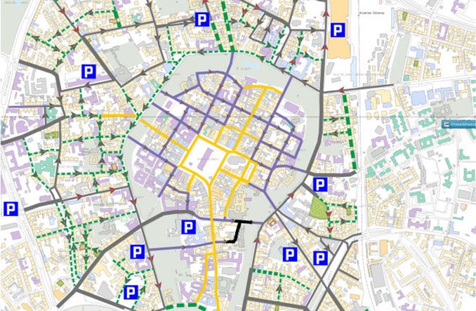 Kraków ogranicza ruch samochodowy w centrum
