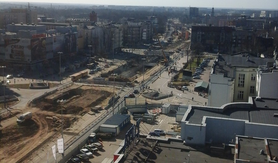Łódź. W związku z budową trasy W-Z w centrum jeszcze trudniej Łódź. W związku z budową trasy W-Z w centrum jeszcze trudniej