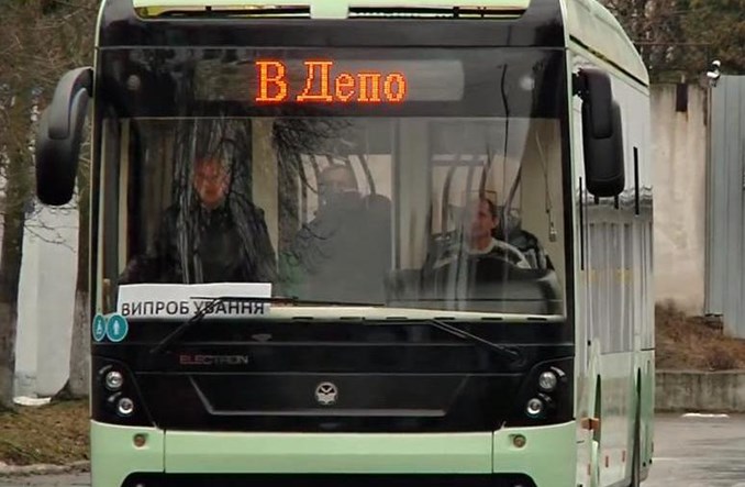 Elektrontrans z pierwszym elektrobusem i nowymi tramwajami dla Lwowa
