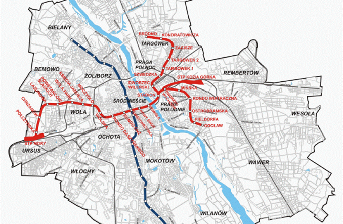 Uchylona decyzja środowiskowa dla dalszych odcinków II linii metra