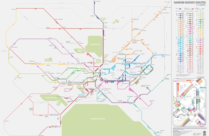 Matatu, czyli jak w Nairobi opisano chaos